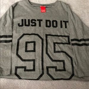 Nike Grey/Black Top